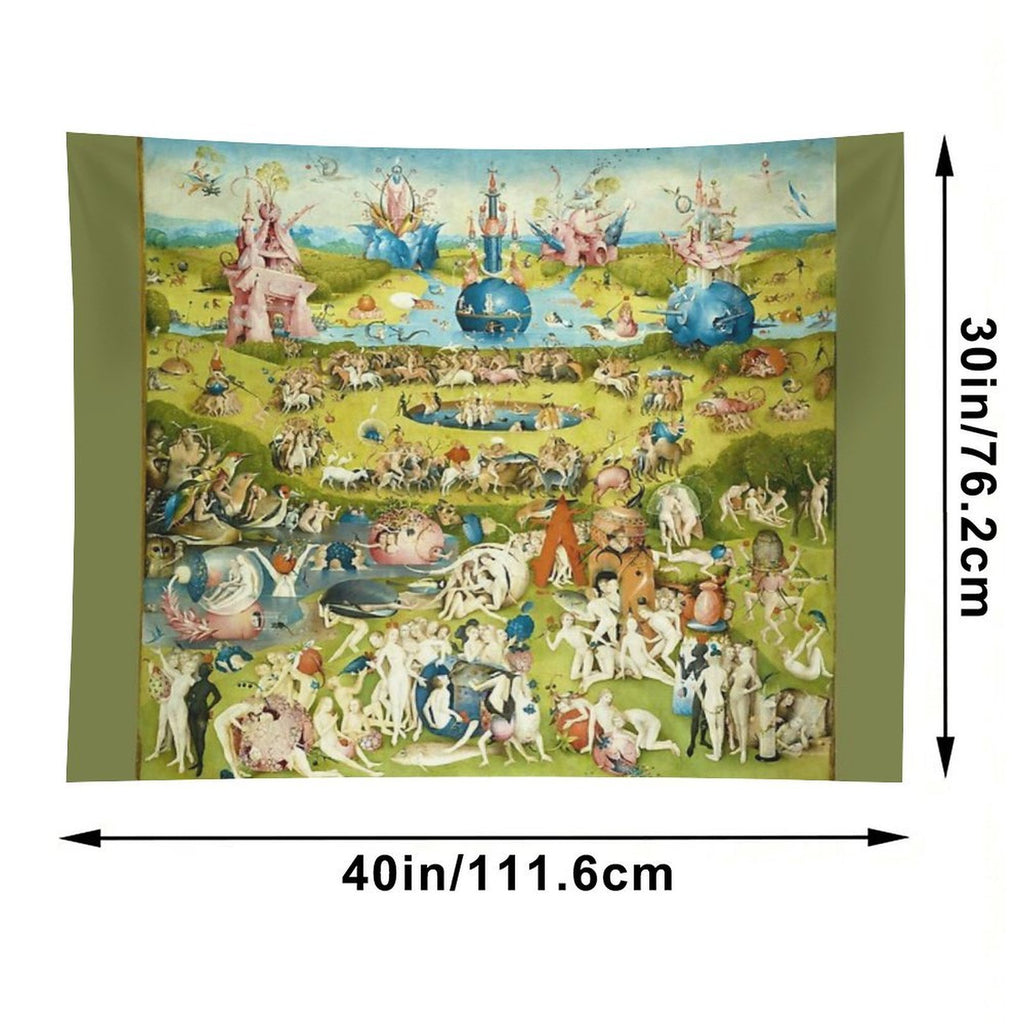HD Garden of Earthly Delights, by Hieronymus Bosch HIGH DEFINITION Tapestry