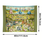 HD Garden of Earthly Delights, by Hieronymus Bosch HIGH DEFINITION Tapestry
