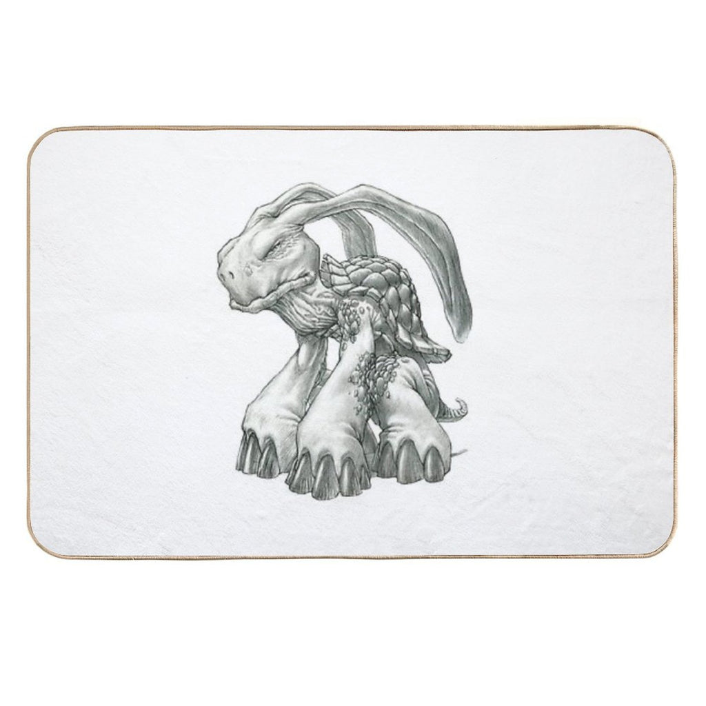 The Malaysian Rabbit-Eared Tortoise  Dirt-Trapping Bath Mat