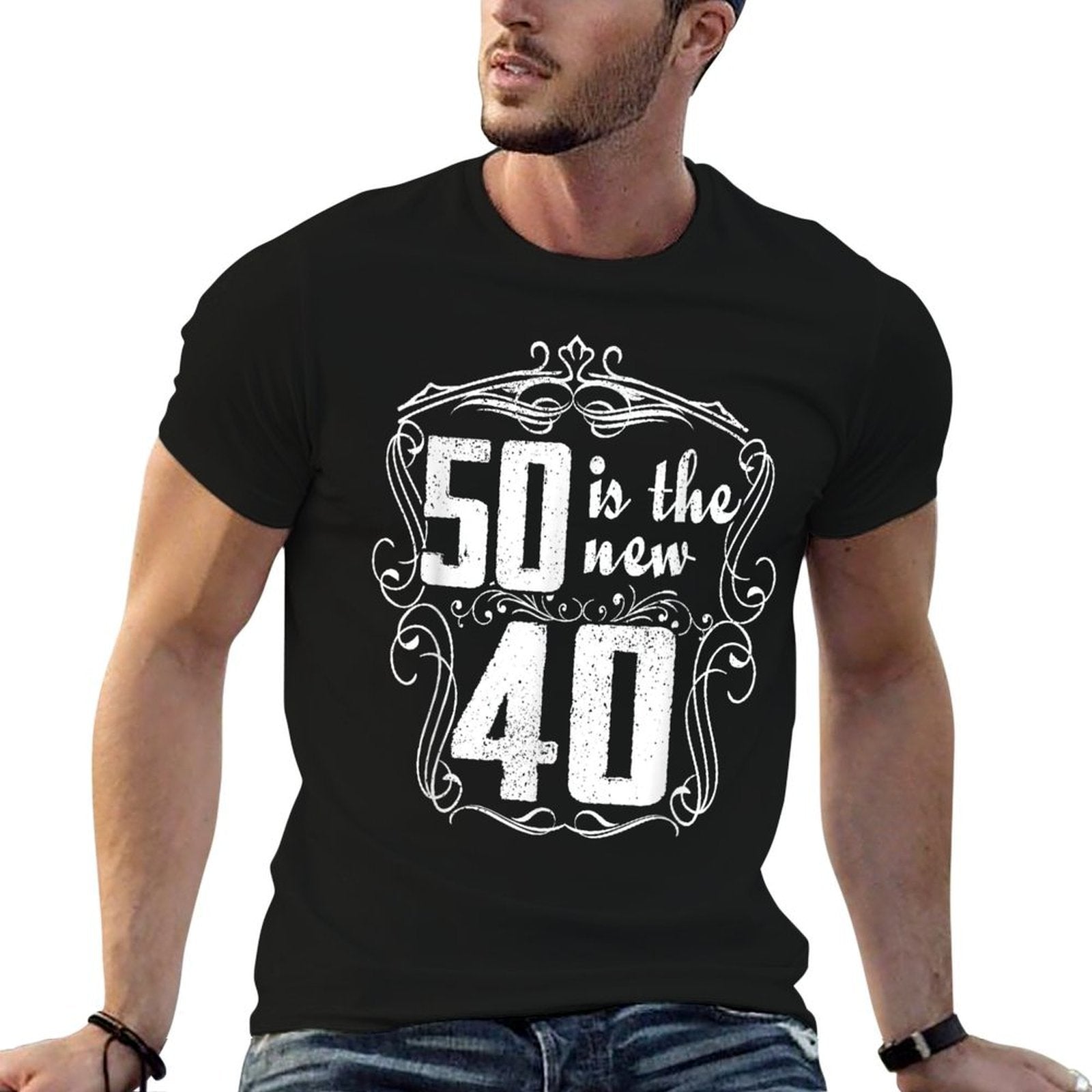 50 Is The New 40 50th Birthday  Versatile T-Shirt