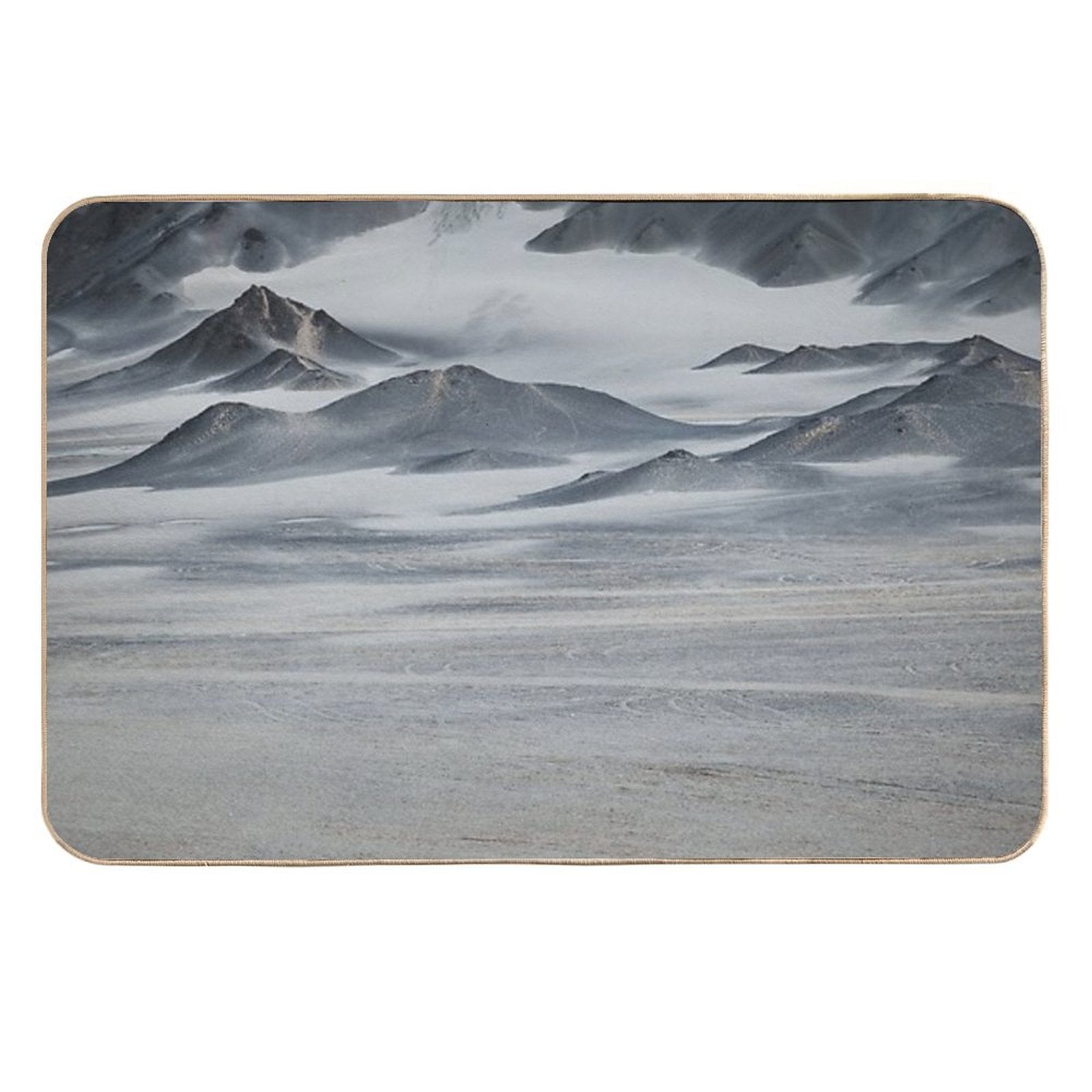 Black Lonely Mountain (黑独山), Qinghai, China  Anti-Trip Bath Mat