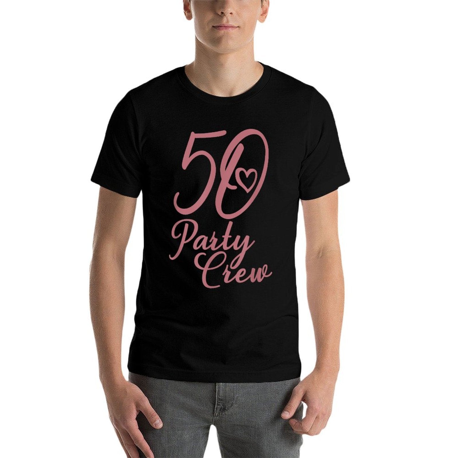 50 Party Crew Matching Group Women 50th Birthday  Stretchy T-Shirt
