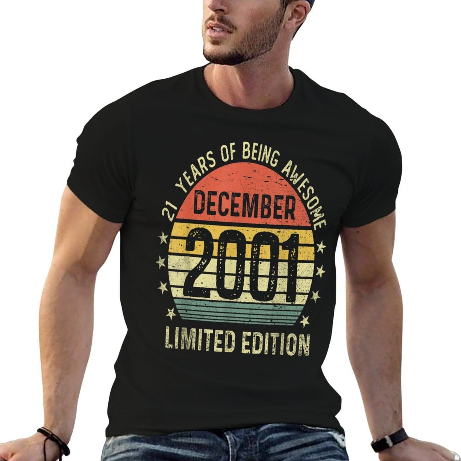 21 Years Of Being Awesome Funny 21st Birthday  Cotton T-Shirt