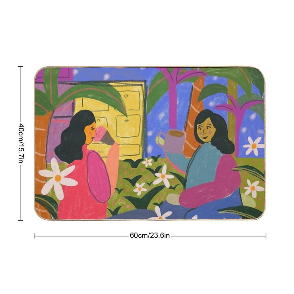 Land of Daisies  Toxin-Free Bath Mat