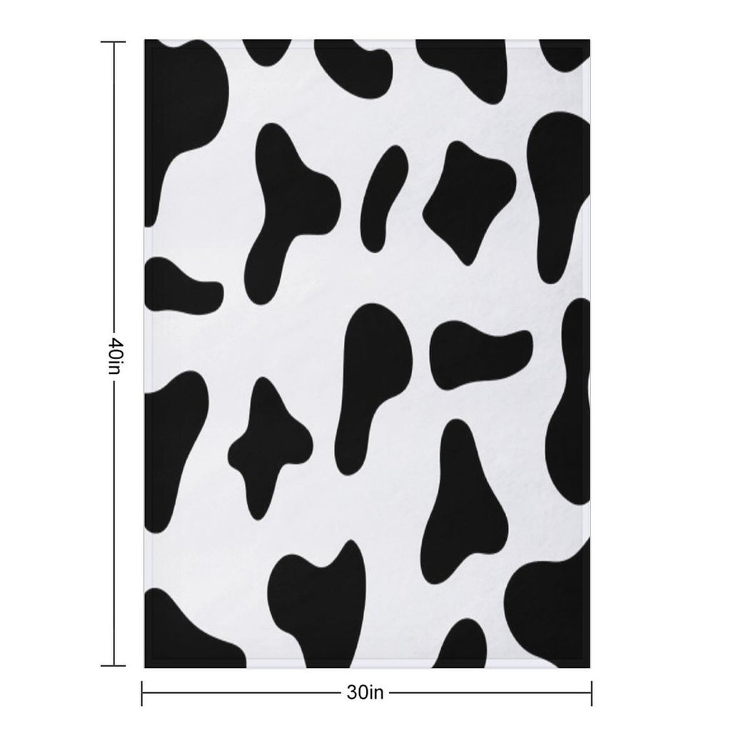 Black And White Compact Throw Blanket
