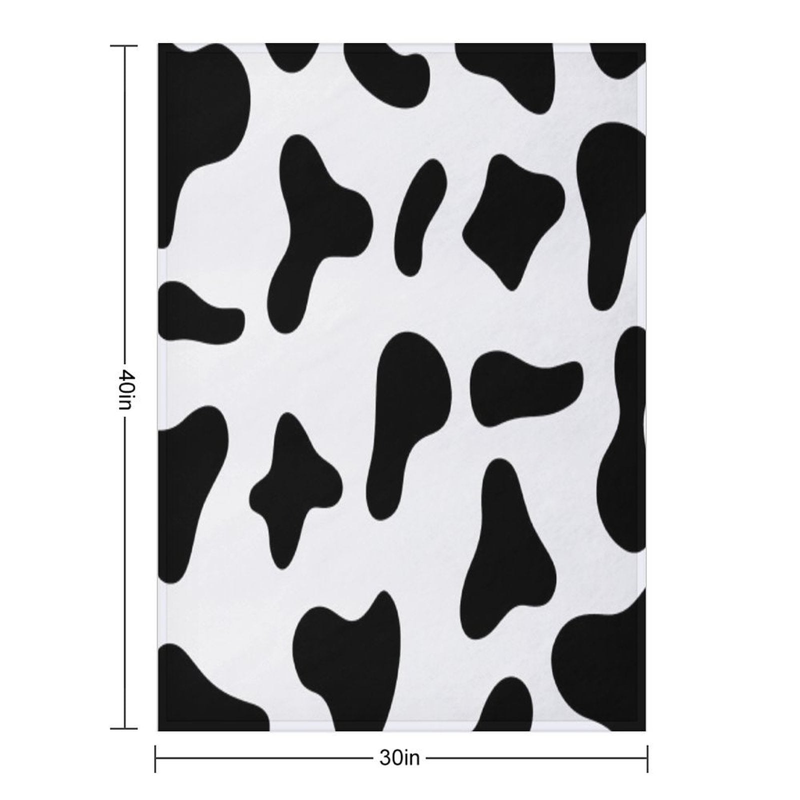 Black And White Compact Throw Blanket