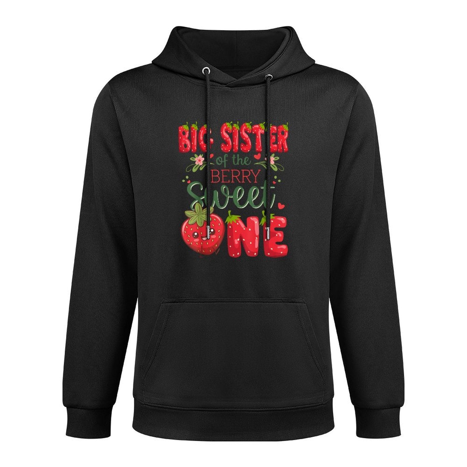 Big Sister Of The Berry Sweet One 1St Birthday Strawberry Moisture-Wicking Hoodie