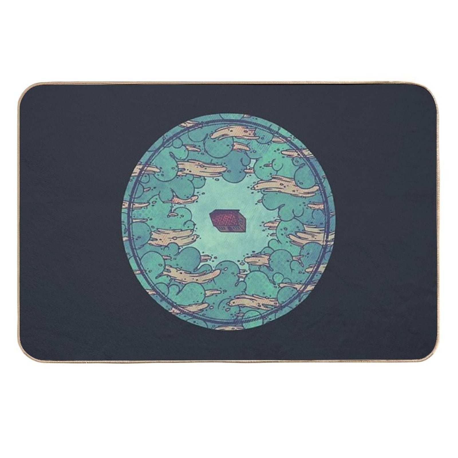 Away from Everyone  Long-Lasting Bath Mat