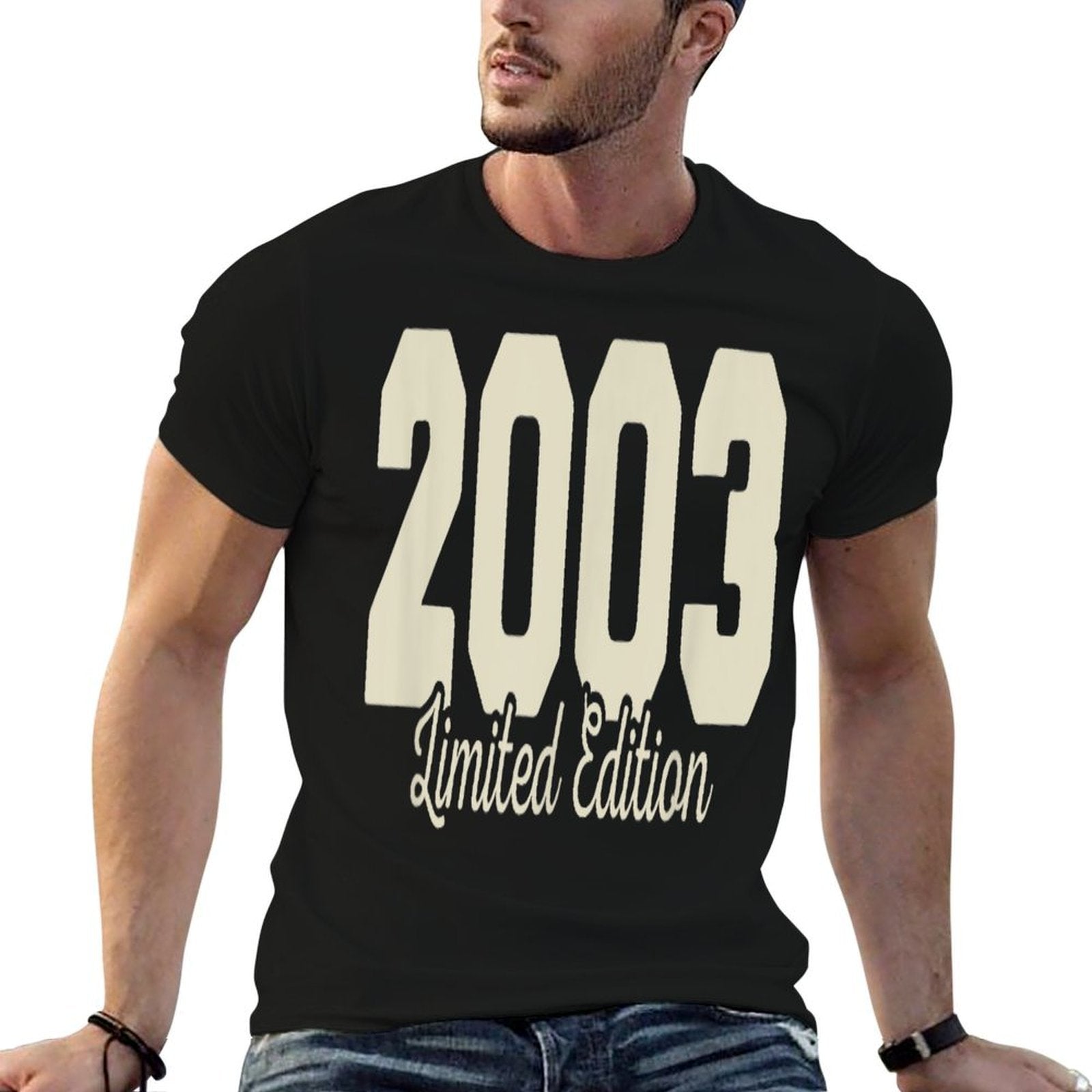 21 Birthday Decorations Men Best of 2003 BDay 21st Birthday  Trendy Pattern T-Shirt