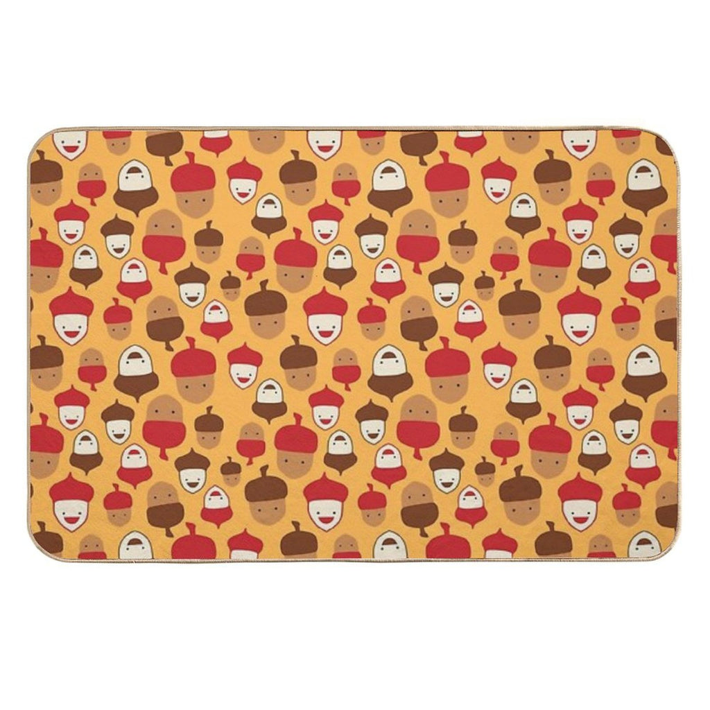 The Mighty Acorns II  Fade-Resistant Bath Mat