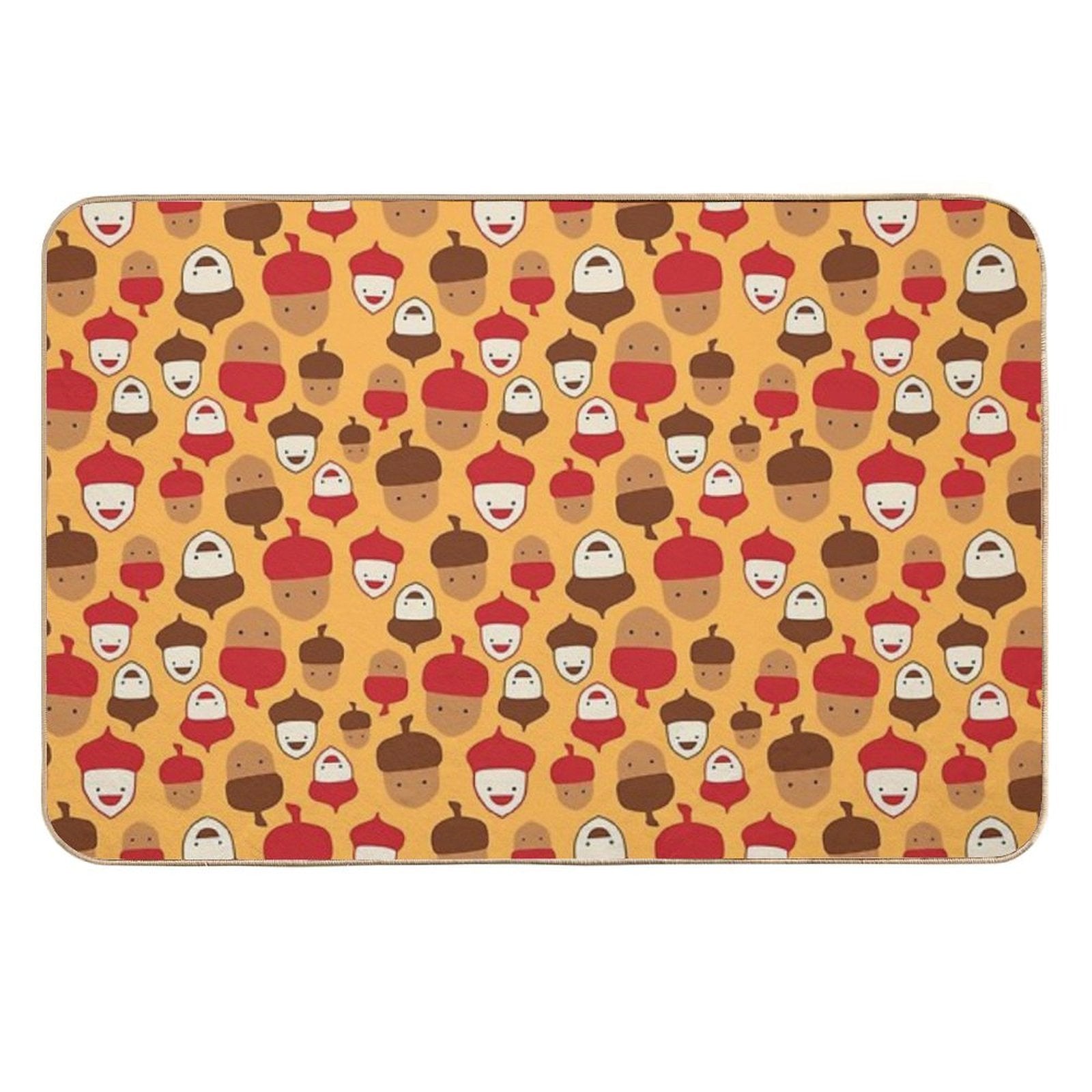 The Mighty Acorns II  Fade-Resistant Bath Mat