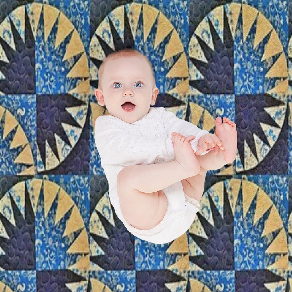 Patchwork Quilt Easy Care Throw Blanket