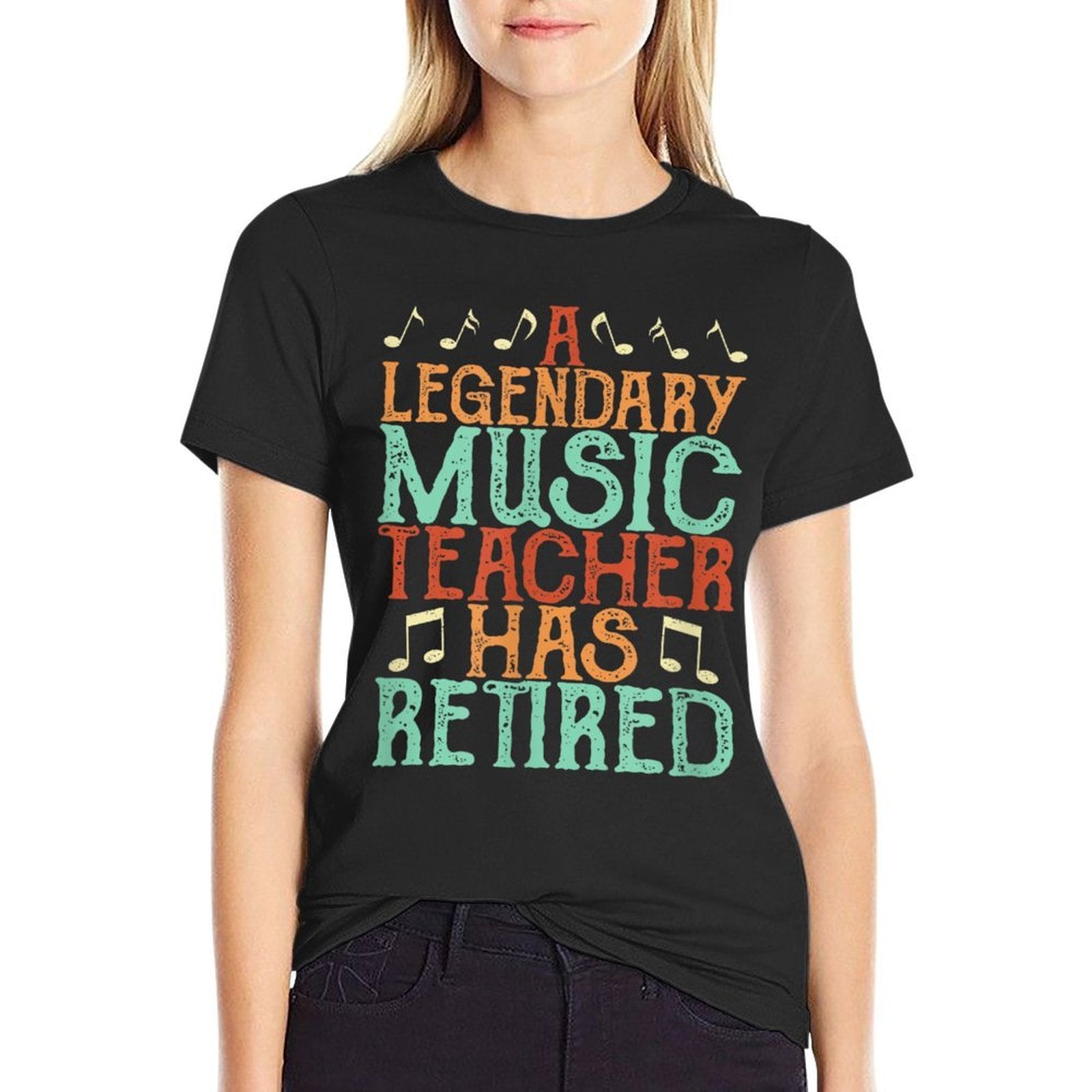 A Legendary Music Teacher Retired - Music Teacher  Cotton T-Shirt