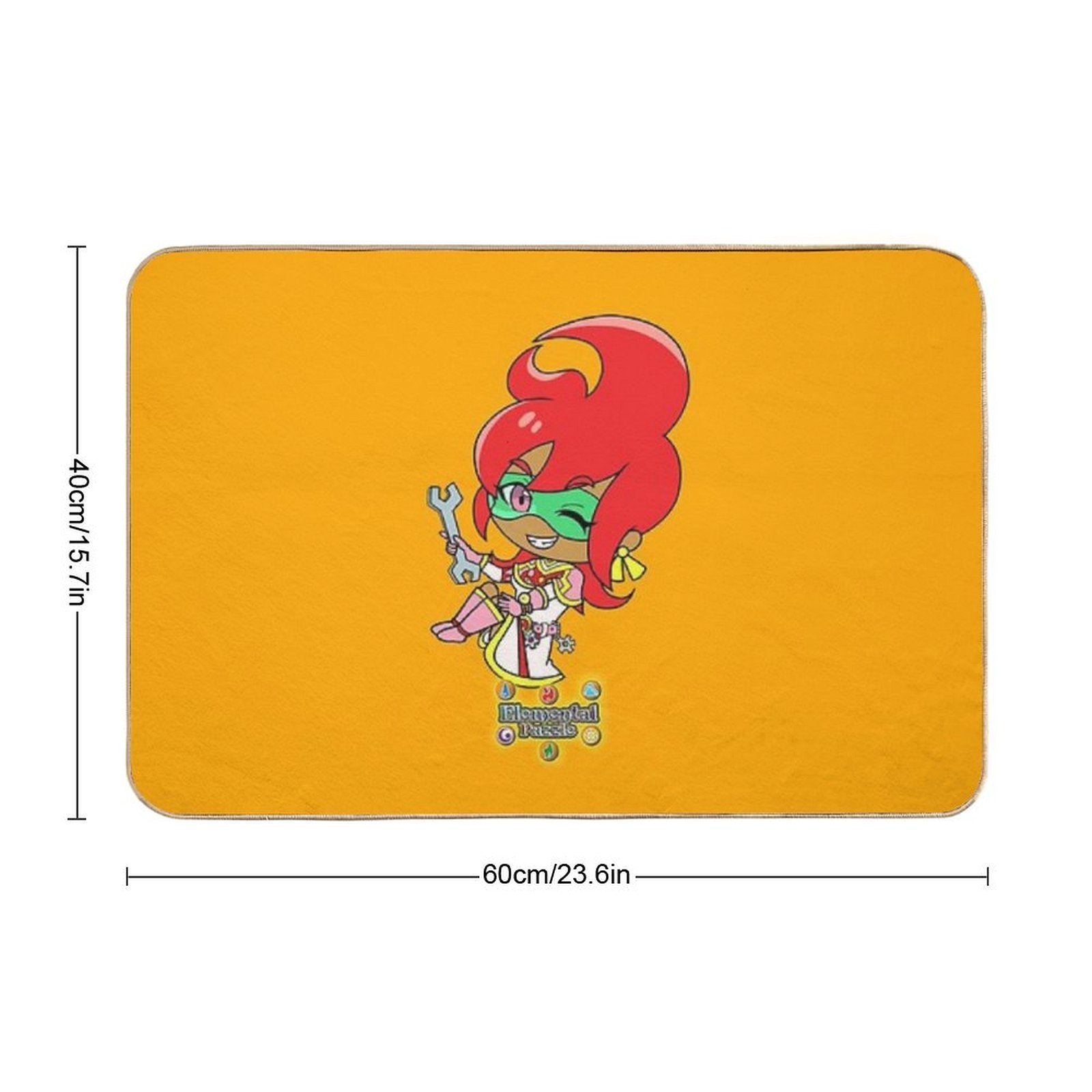Chibi Feuket  Non-Slip Bath Mat