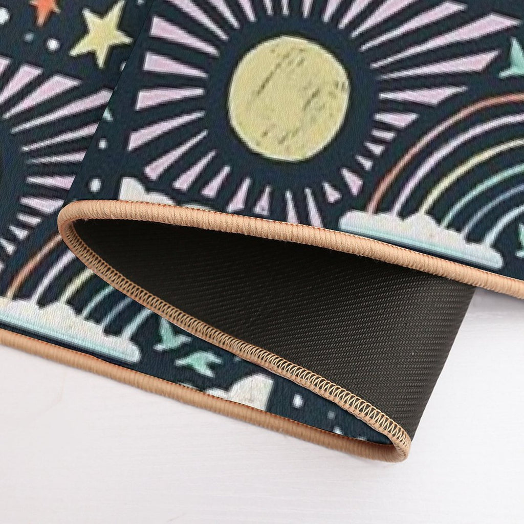 Sky Things  Fade-Resistant Bath Mat