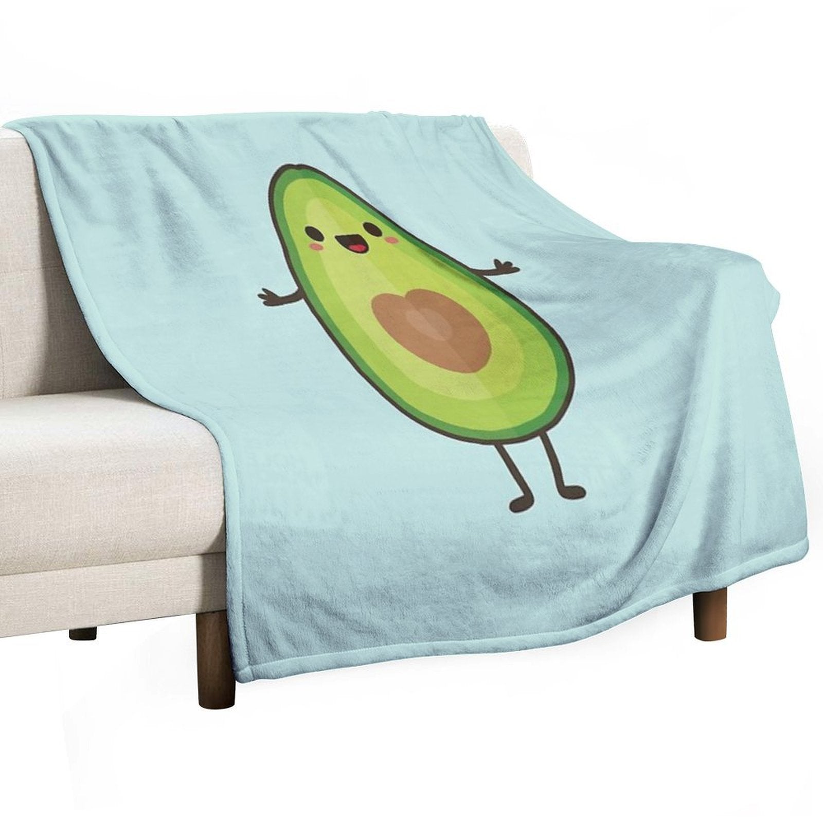 Avo-cuddle Shrink-resistant Throw Blanket