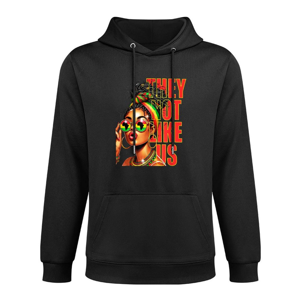 They Dont Like Us Juneteenth 1865, Afro America Woman Durable Construction Hoodie