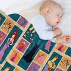 Hercules Inspired Minimalist Design Easy Care Throw Blanket