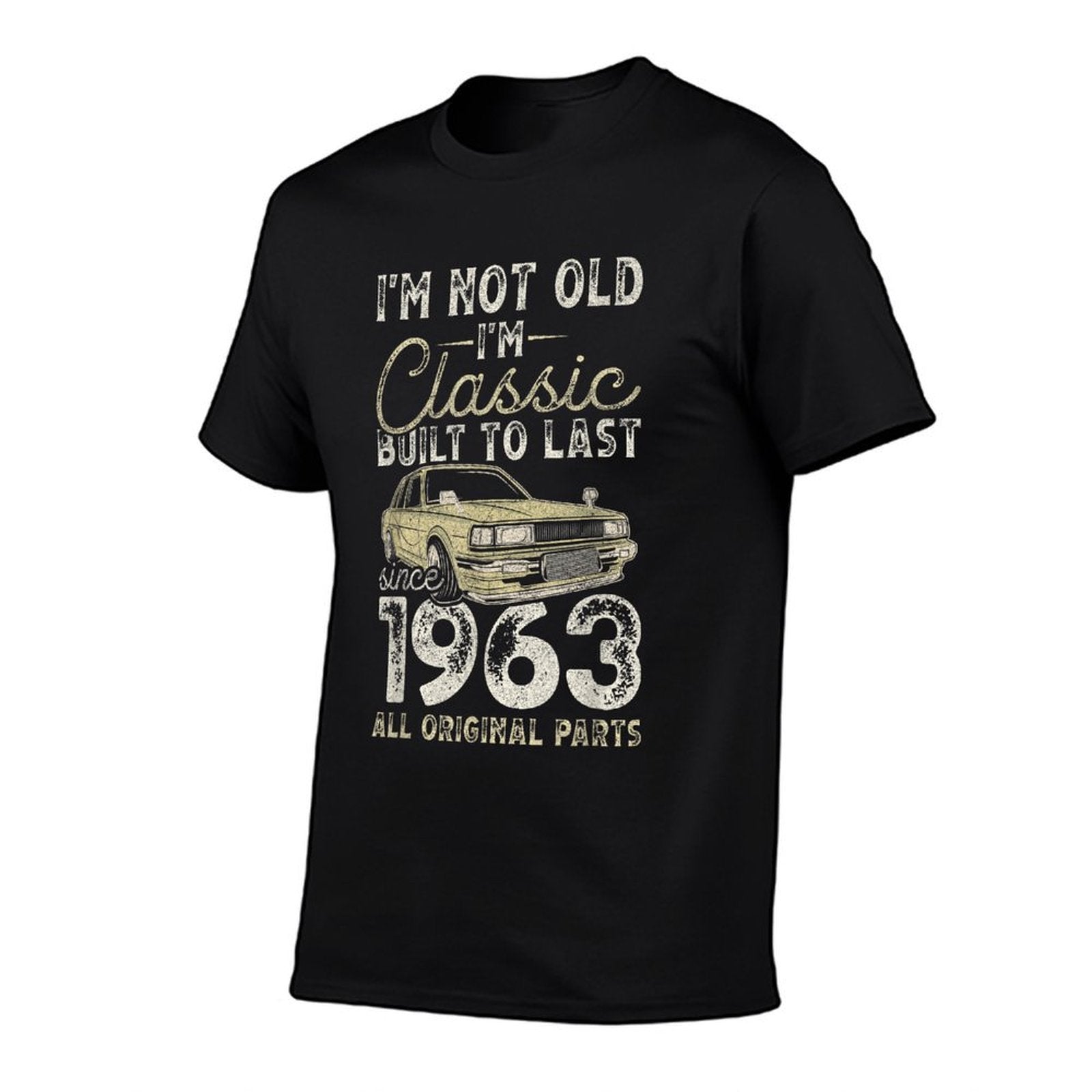 62nd Birthday, Since 1963, Classic Car, 62 Year Old  Heathered Texture T-Shirt