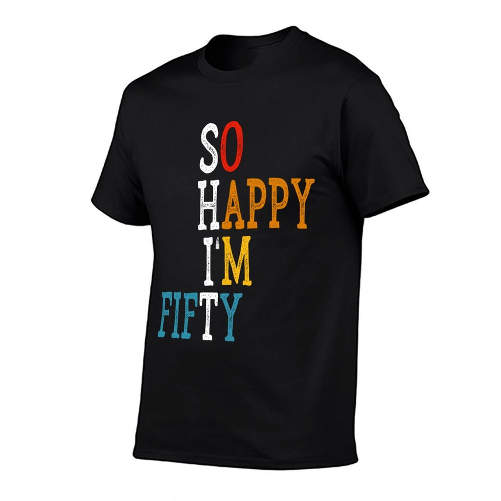 Vintage Retro 50th Birthday Gift Funny 50 Years Old  Soft T-Shirt