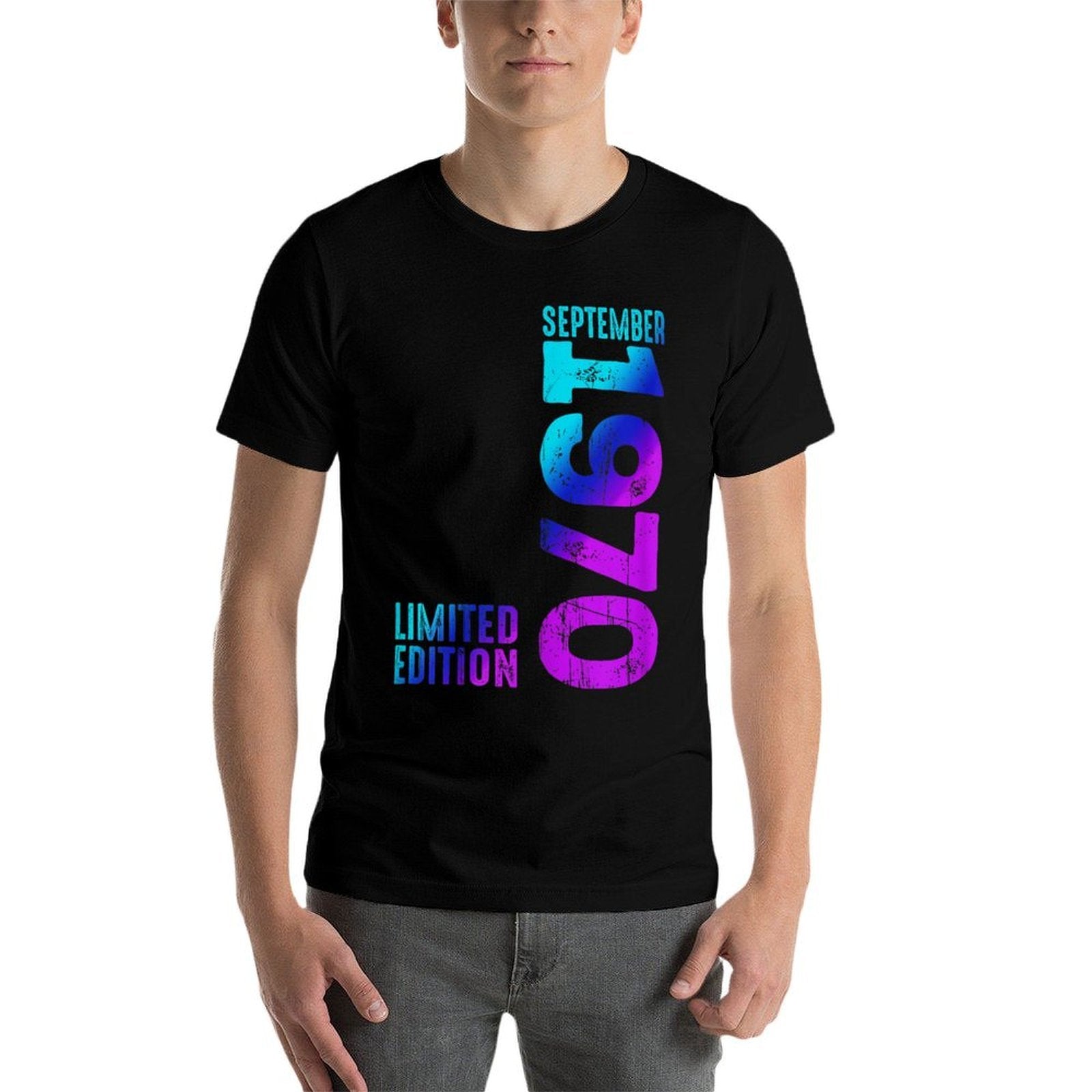 On September 1970 Since 1970 Vintage 1970 Birth Retro 1970  Affordable Price T-Shirt
