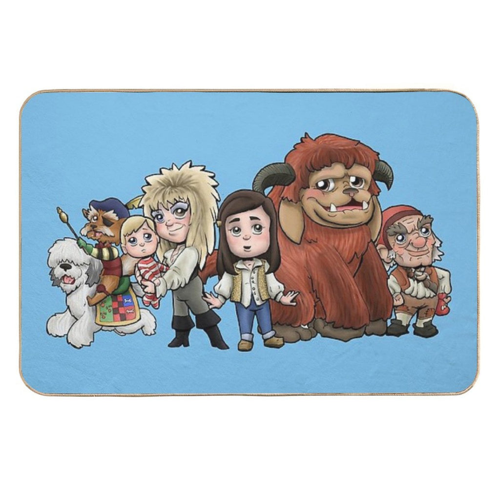 Labyrinth Journey  Fade-Resistant Bath Mat