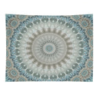 Dreamy Grey, Blue And Ivory Mandala Tapestry