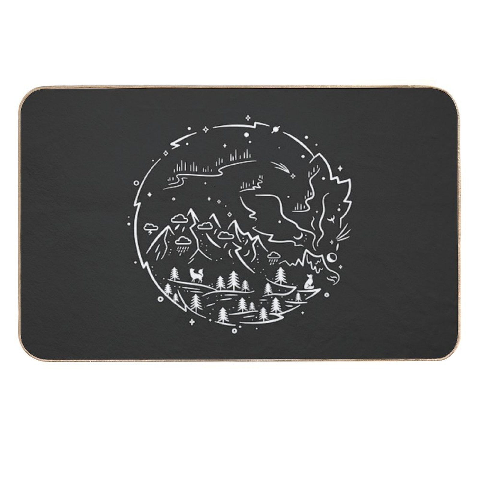 While You Were Sleeping  Slip-Resistant Bath Mat