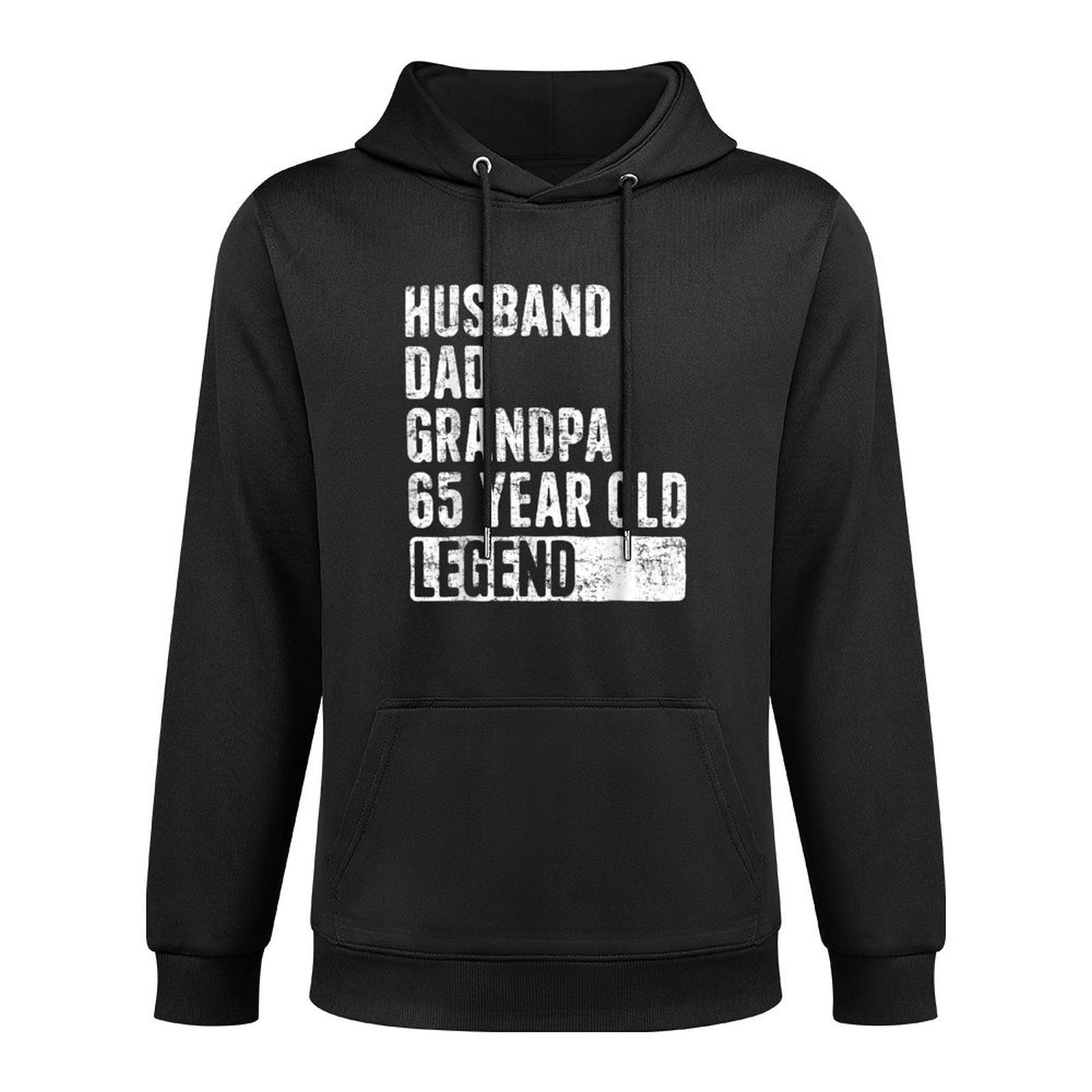 Husband Dad Grandpa 65 Year Old Legend 65th Birthday Unisex Design Hoodie