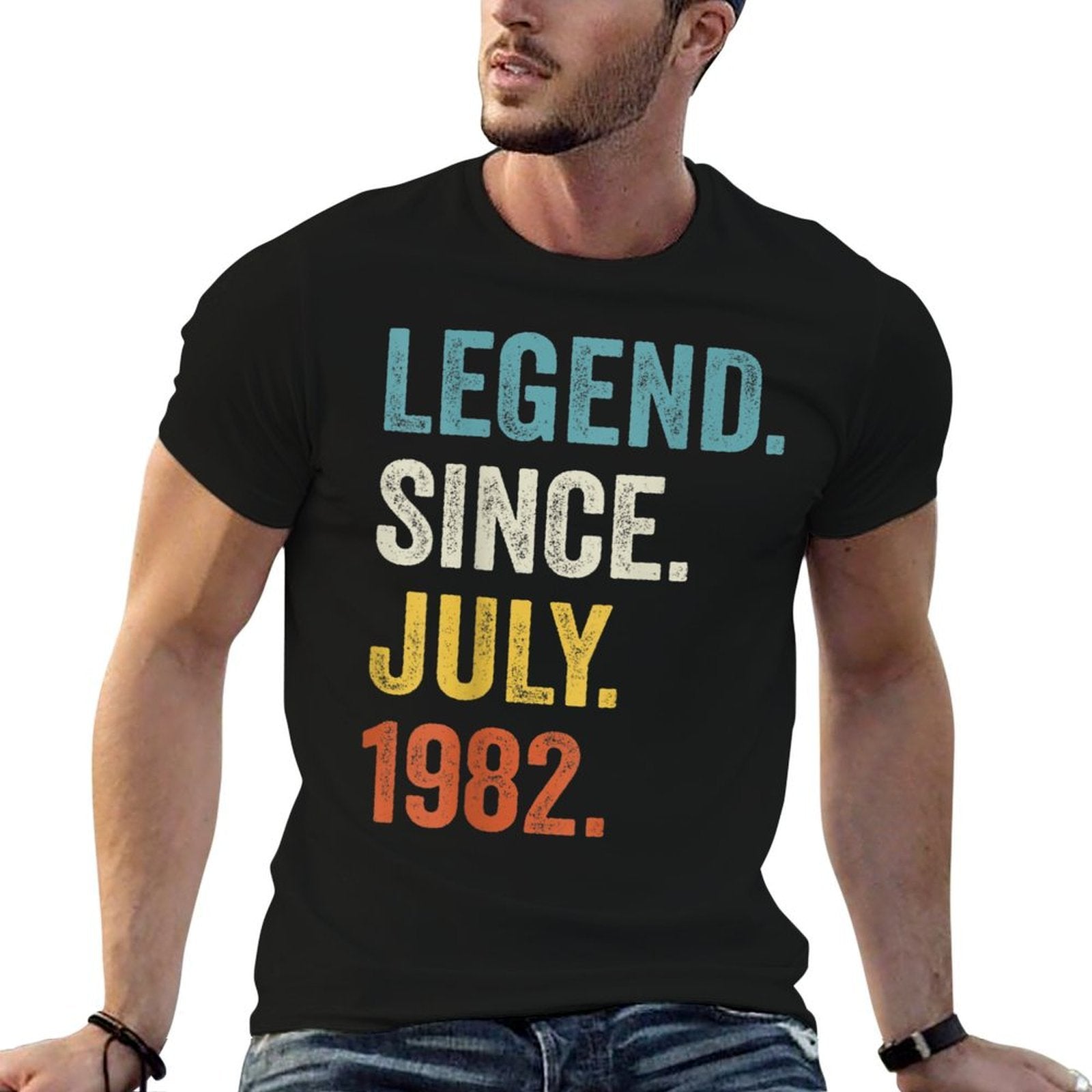 40 Years Old Legend Since July 1982 40th Birthday  Durable T-Shirt