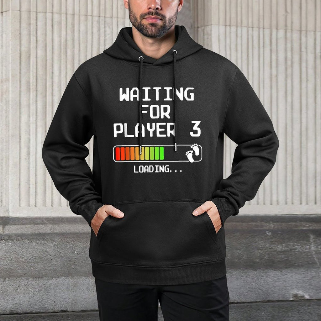 Expectant Dad To Be Gamer Pregnancy Announcement Player 3 Customizable Surface Hoodie
