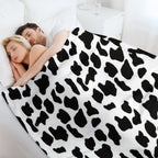 Cow Print Durable Throw Blanket