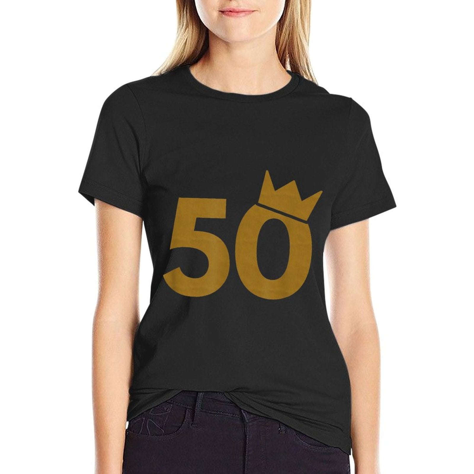 50 Crown for A 50th Birthday  Slim-fit Cut T-Shirt