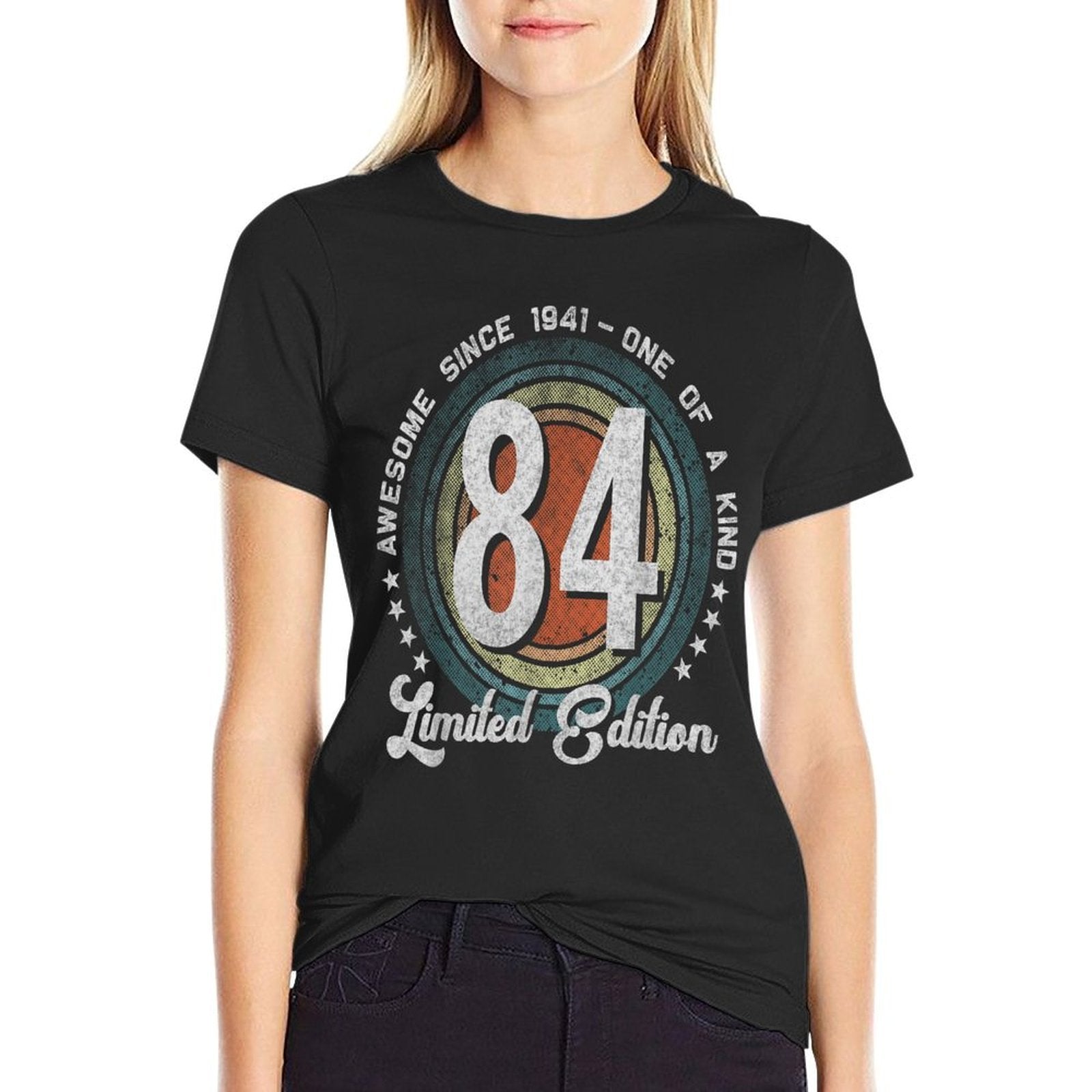 84 Year Old Gifts Vintage 1941 Limited Edition 84th Birthday  Breathable T-Shirt