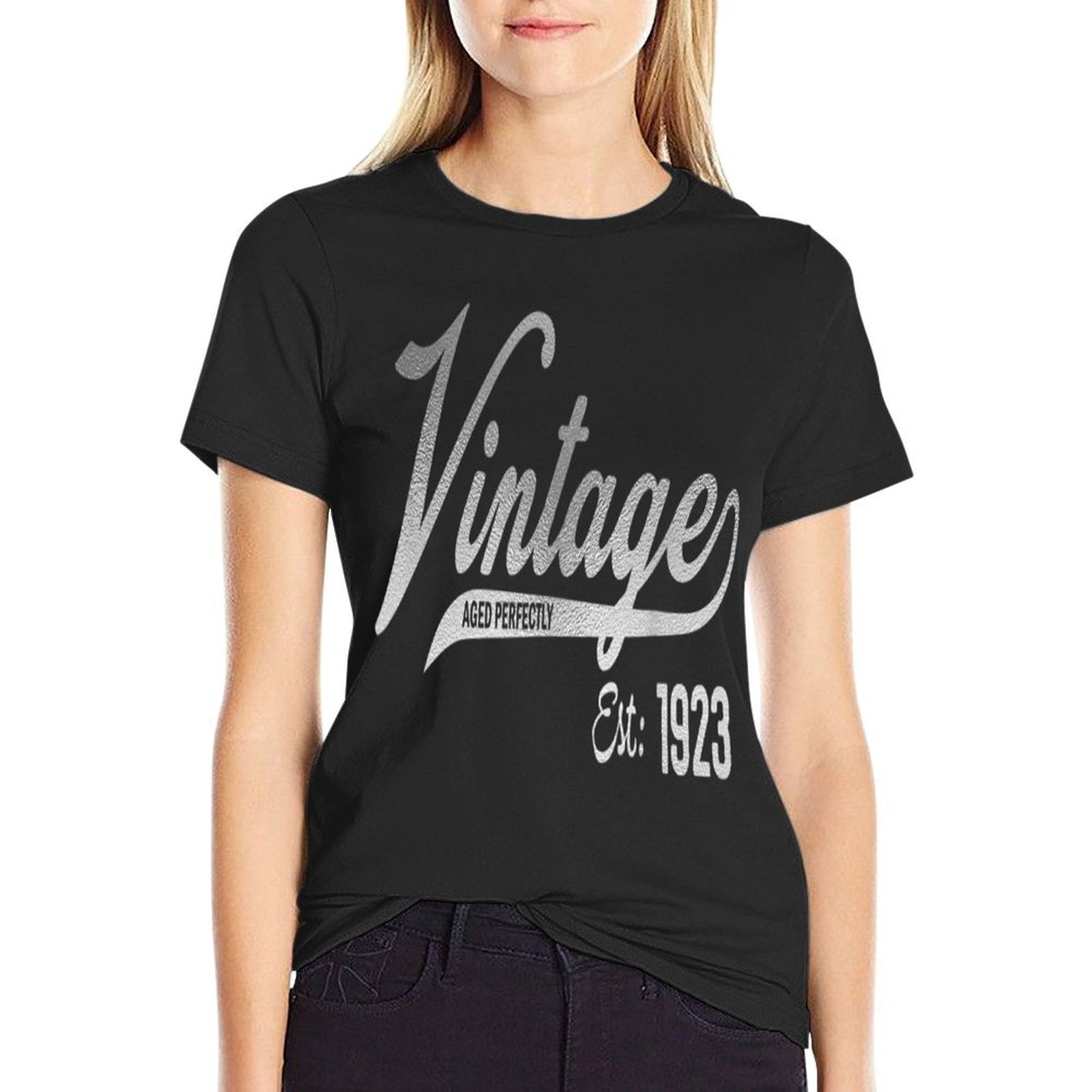Vintage 1923 Limited Edition 100 Year Old 100th Birthday  Tagless Design T-Shirt