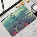 Distance And Eternity  Repositionable Bath Mat