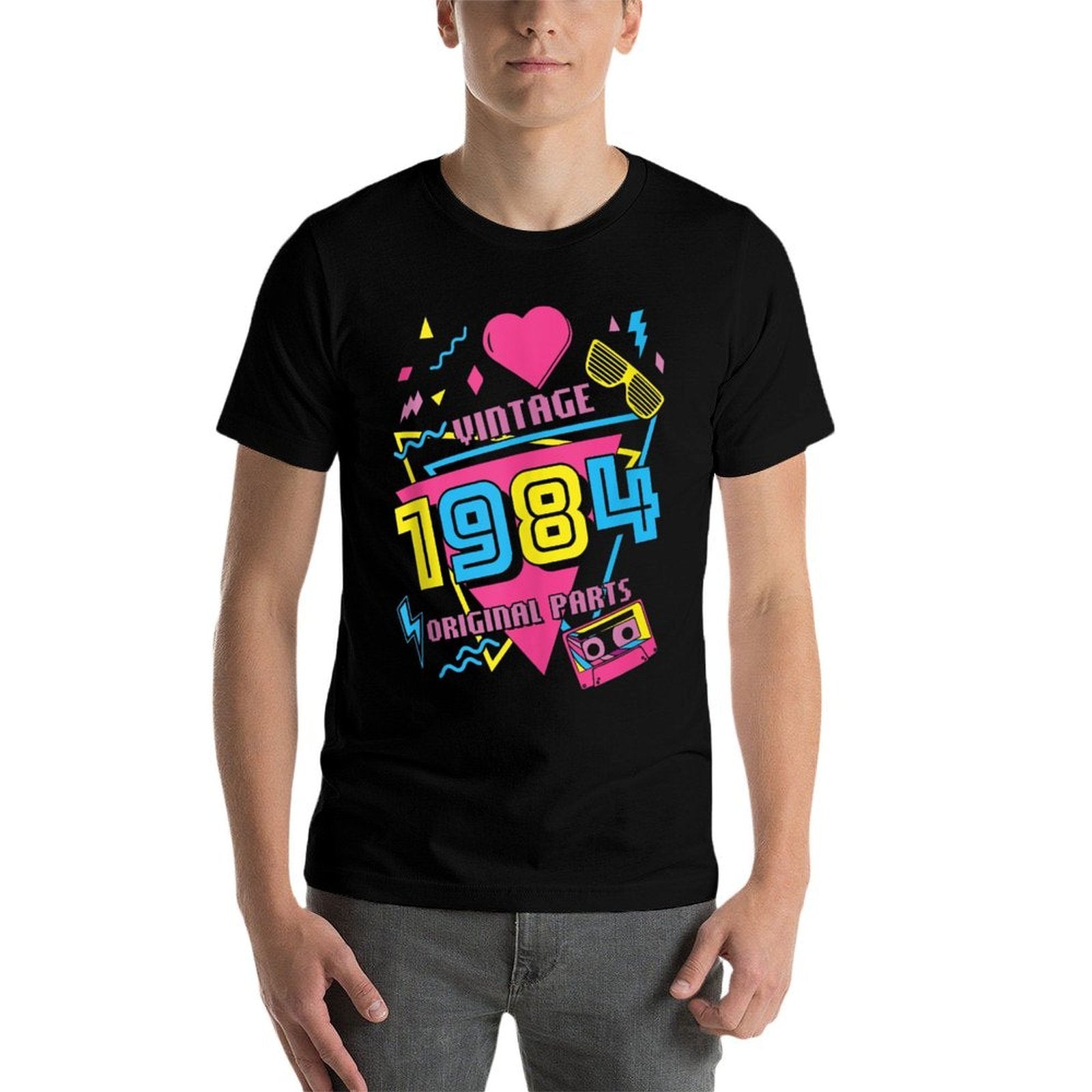 40th Birthday Vintage 1984 80's Vintage Retro I Love The 80s Comfortable T-Shirt