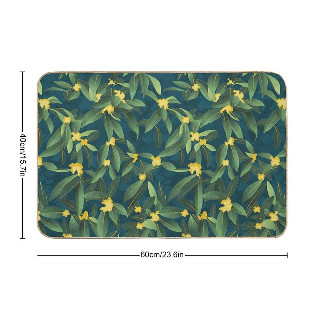 Loquat Medlar Tree in Autumn I  Multi-Purpose Bath Mat
