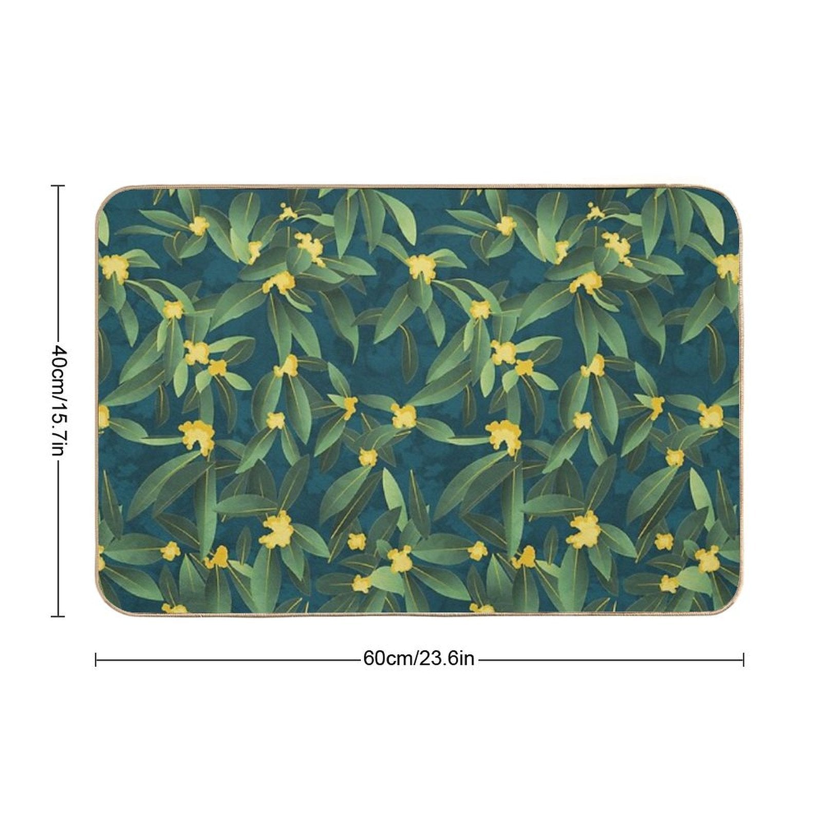 Loquat Medlar Tree in Autumn I  Multi-Purpose Bath Mat