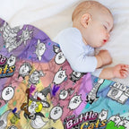Battle Cats Travel-friendly Throw Blanket