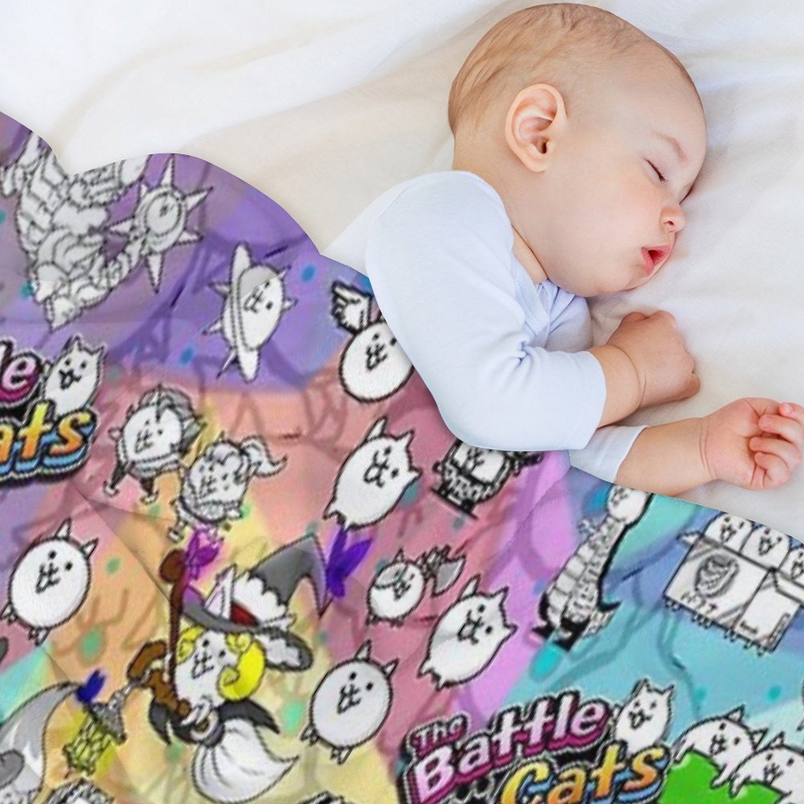 Battle Cats Travel-friendly Throw Blanket