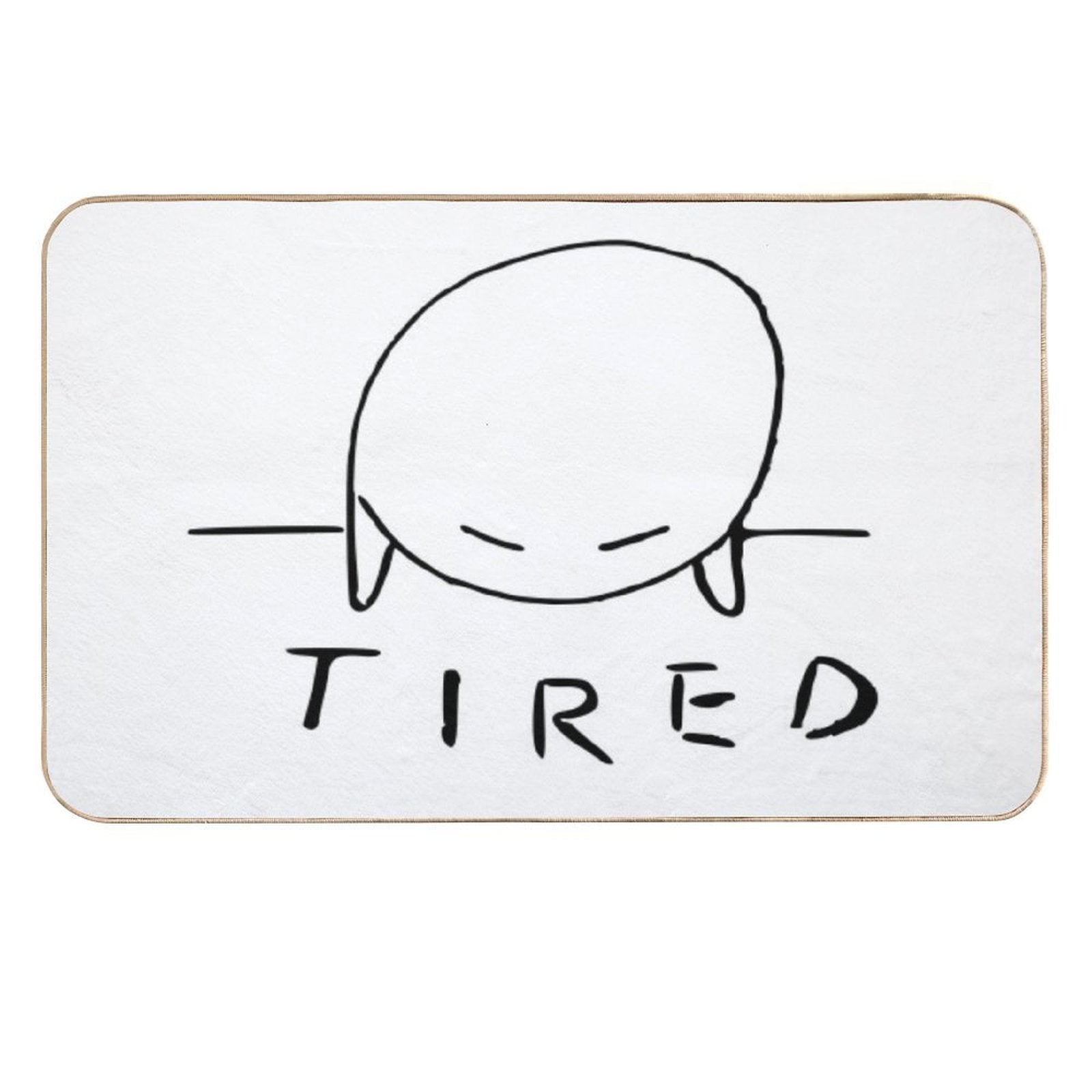 Tired  Dirt-Trapping Bath Mat