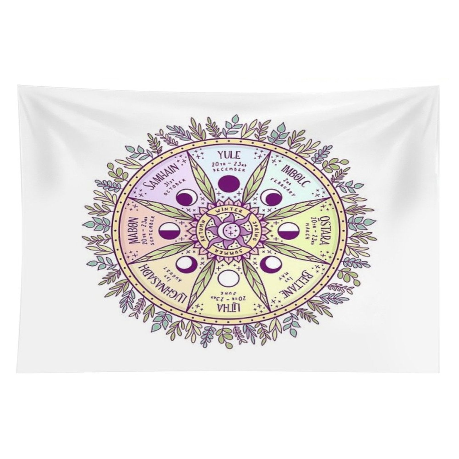 Wheel of The Year Tapestry