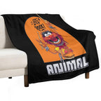 Muppets - Animal (Let's Rock!) Sustainable Throw Blanket