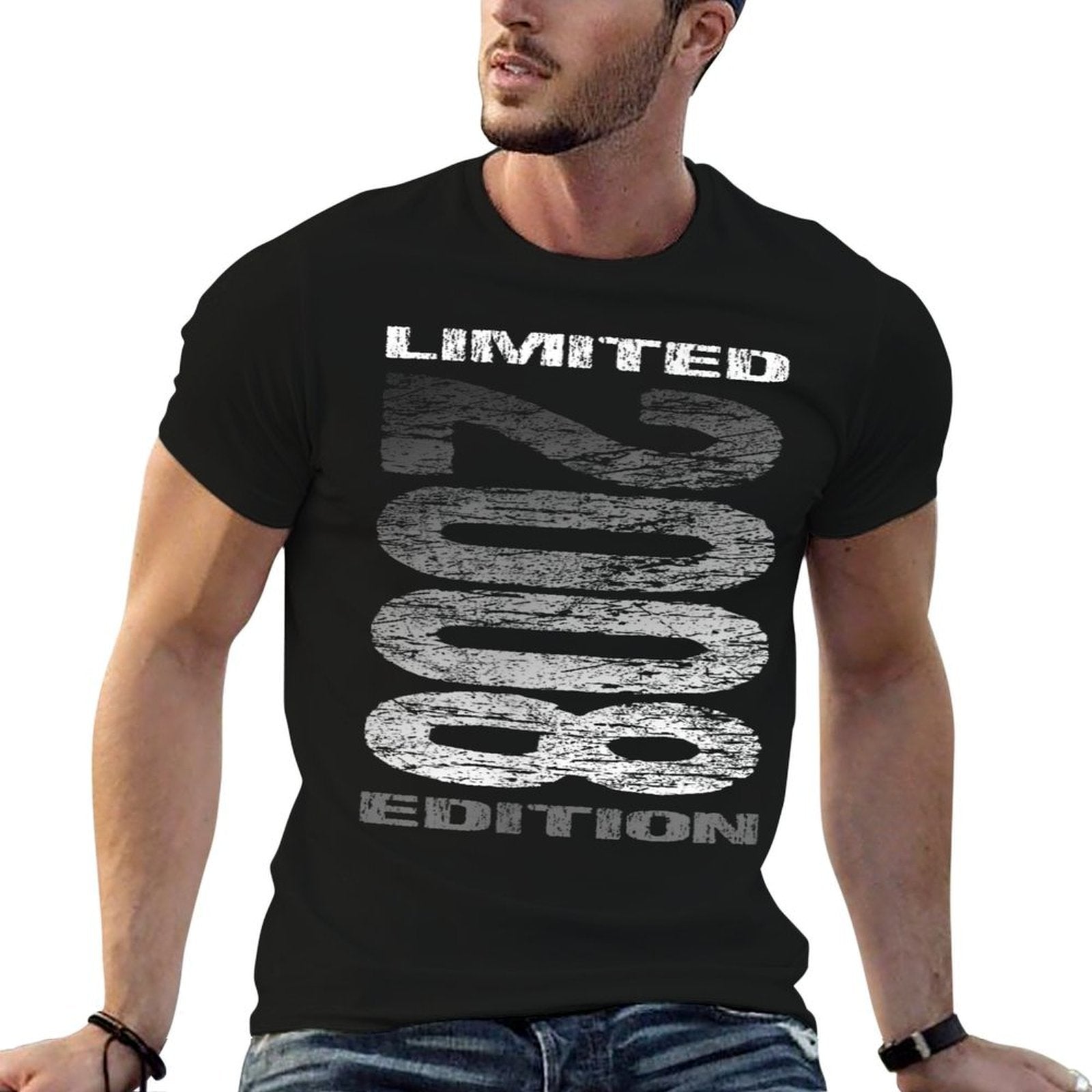 2008 Limited Edition 17th Birthday Born 2008  Lightweight T-Shirt