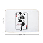 Joker Card  Absorbent Bath Mat