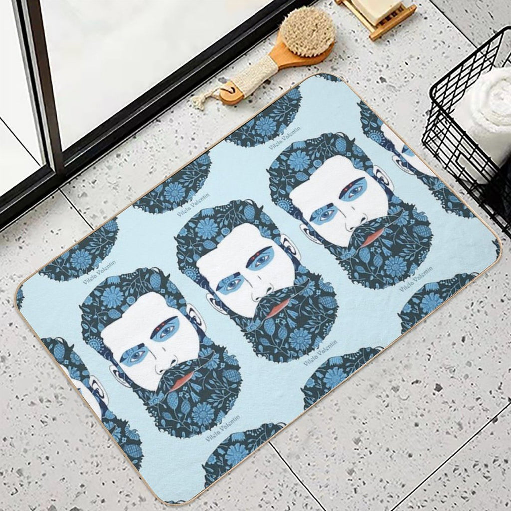 Beard Power  Repositionable Bath Mat