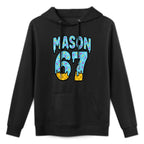 Six Seven Ice Cream Drip Mason 67 Meme Halloween (On Back) Premium Easy Care Hoodie