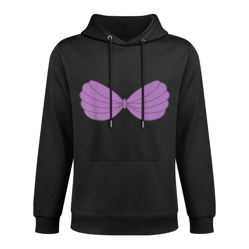 Purple Mermaid Seashell Bra Costume Customizable Surface Hoodie