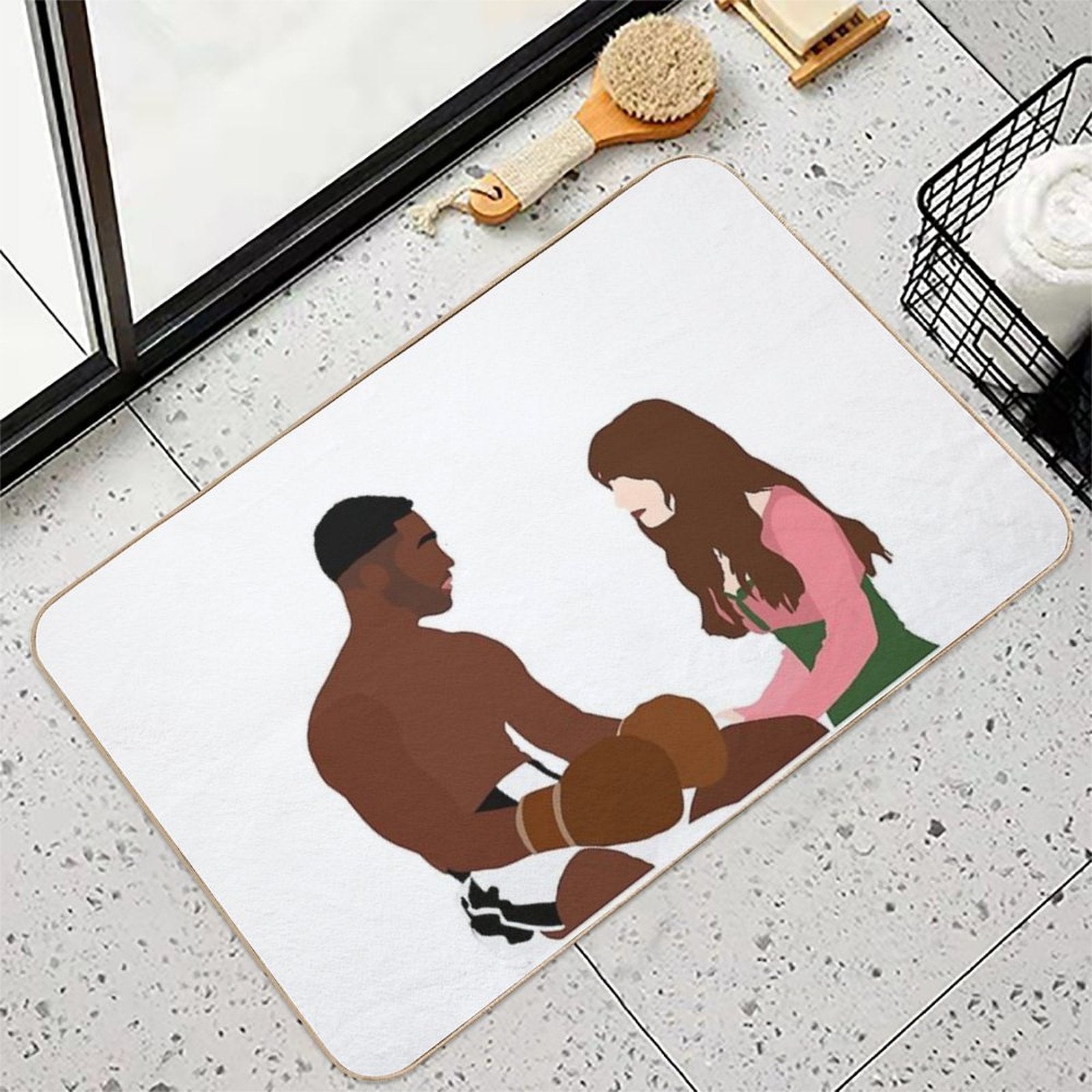 Emily in Paris - Emily Cooper And Alfie  Pet-Safe Bath Mat